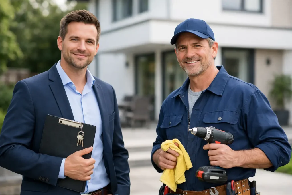 Immobilienmakler mit Hausmeisterservice